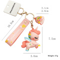 Magine de bonne qualité et poupées Cartoon Keychain Fashion Key Ring 3D Figure Chain Chain Charm Rubber Keyder